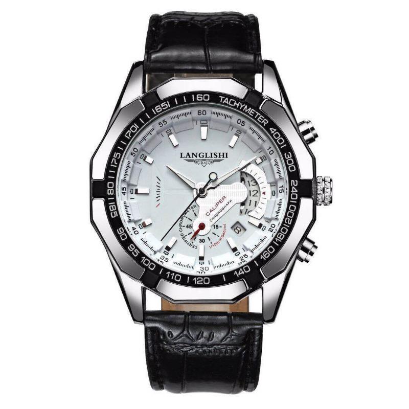 Top Brand New Waterproof Luminous Automatic Men's Watch Student Korean Fashionable Quartz Watch Domineering Men's Watch