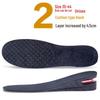 Adjustable Height-Boosting Insoles: Air Cushion, Shock-Absorbing, Unisex, Ideal for Sports or Martin Shoes