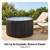 Cold Plunge Tub with Padded Rim Portable Bath Open-Top for Adults