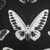 LB Butterfly Tapestry Wall Hanging Black and White Ect Moth Wall Tapestry for Bedroom Goth Black Aesthetic Wall Art for Living Room College Dorm