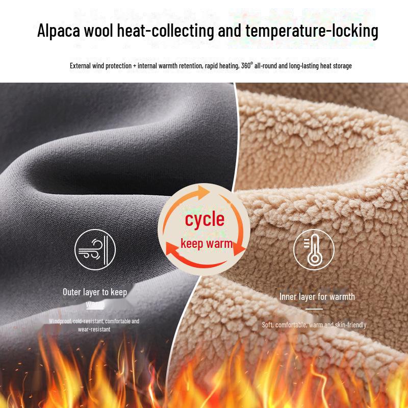 Women's Plush Shark Pants: Cozy High-Waist Barbie Yoga Leggings for Autumn & Winter