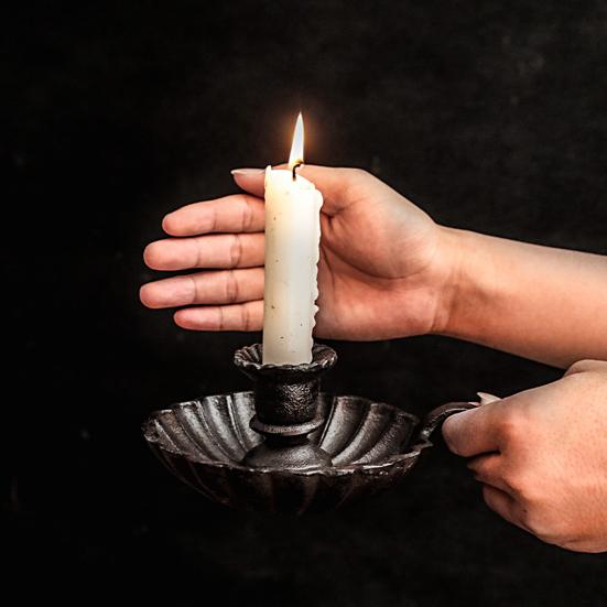 Candle Holder Exquisite Display Stand Romantic Vintage Desktop Candlelight Household Supply
