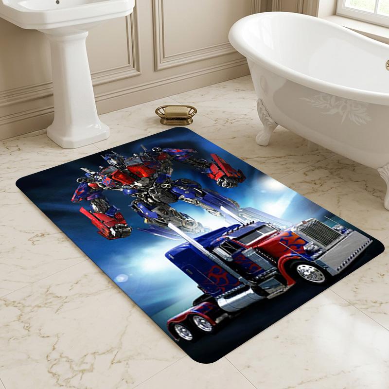 Transformers Truck Living Room Nonslip Area Rug Soft Carpet For Bedroom Game Playroom Sofa Office Home Decor Doormat Christmas Gift C9302252