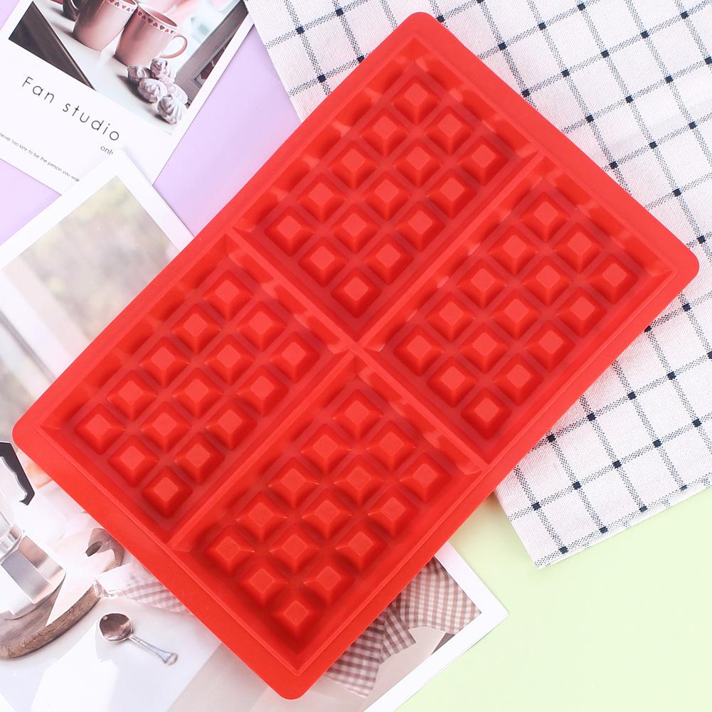 Waffle Makers Mould Silicone Cake Chocolate Mould Nonstick Baking Mold Bakeware DIY Tool