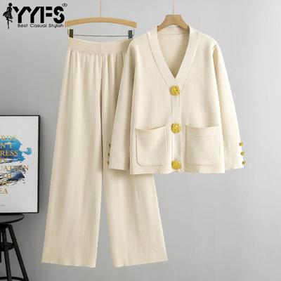 Moda dame ocazional primăvară toamnă imprimeu culoare uni mâneci lungi cu decolteu în V pantaloni pantaloni costume