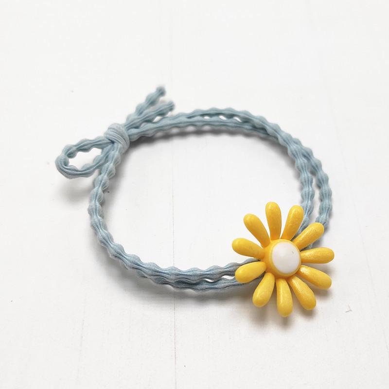 Korean Daisy Hair Scrunchie & Bracelet Dual-Use Accessory