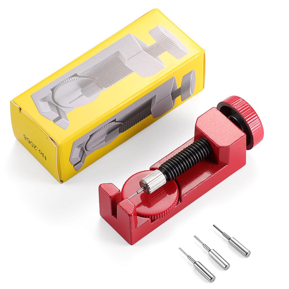Watch Band Link Pin Remover Repair Tool Kits for Watchmakers Steel Adjuster Pin Spring Bar with Pack of 3 Extra Pins Replacement