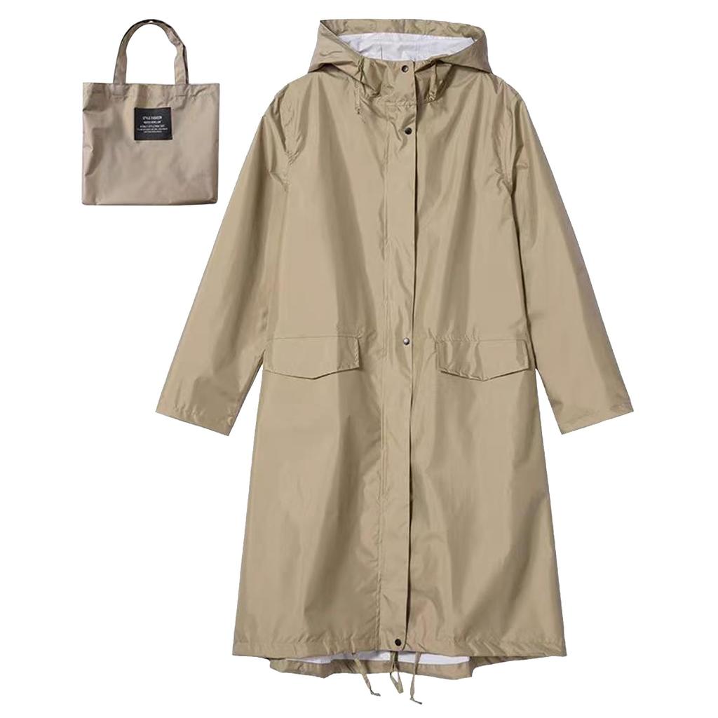 Tiricky Regenponcho Radfahren Pendeln Ultra Regenbekleidung für Regnerisch Perfekt für Pendeln zum Leben und beinhaltet Aufbewahrung Damen Regenmantel, Regenmantel, Herren