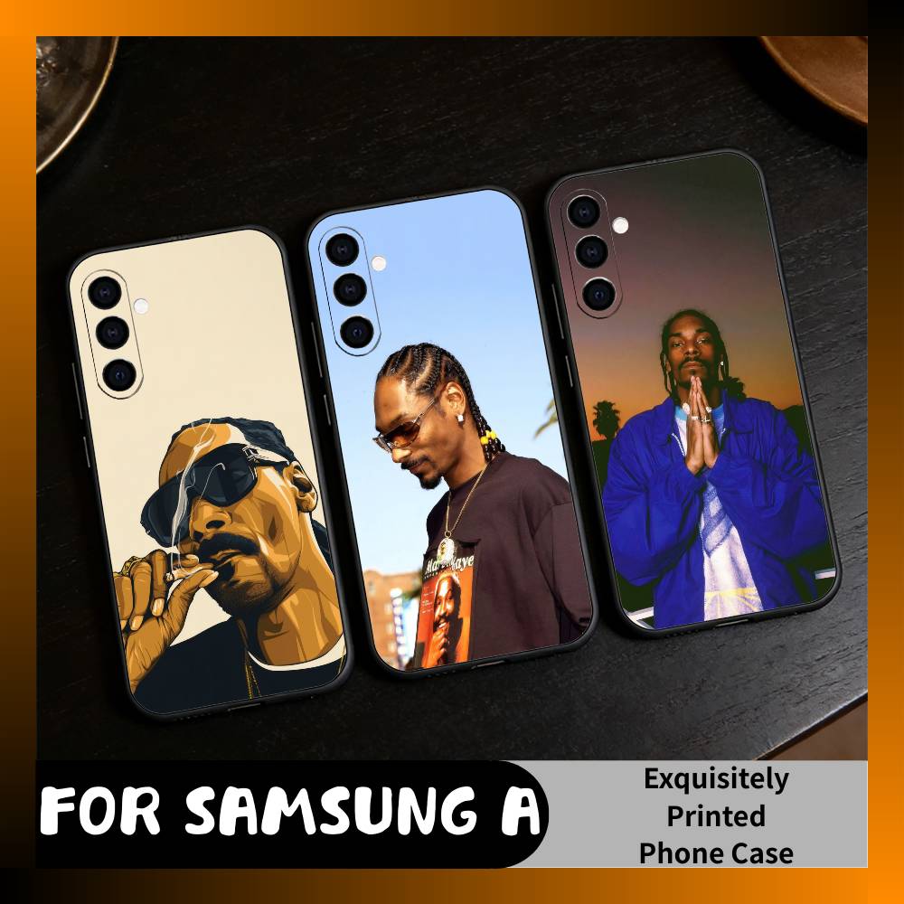 G-Funk S-Snoop Dog-gg Phone Case For Samsung Galaxy A73,A72,A71,A70,A52,A51 Others Soft Black Cover