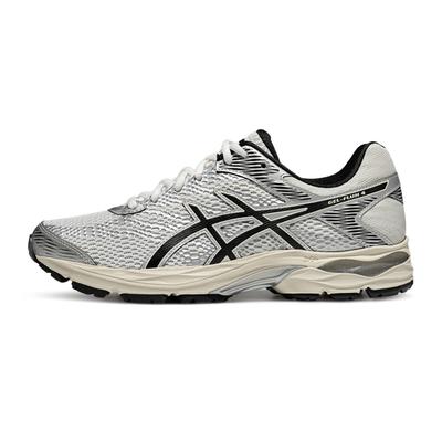 Gel Flux 4 Low Top Casual Running Shoes Men's White Silver Sneakers 1011A614-111
