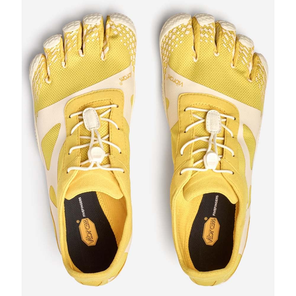 Vibram FiveFingers 25M0705 KSO EVO Japanese shoe - - YELLOW/WHITE - Men's (YELLOW/WHITE, size, adult, numerical, 25.0 cm)