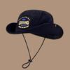 Nylon Mesh Fisherman's Hat Waterproof Portable Hiking Cap Fashion Folding Bucket Hat  Unisex