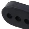 2Pcs Rubber Rubber  Exhaust Hanger 4 Holes High Density Rubber Muffler Hanger  Automobile