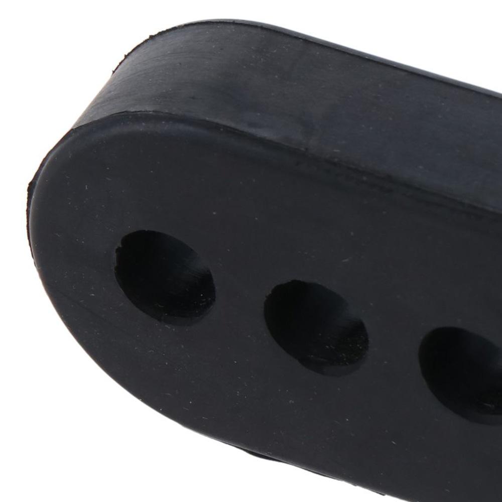 2Pcs Rubber Rubber  Exhaust Hanger 4 Holes High Density Rubber Muffler Hanger  Automobile