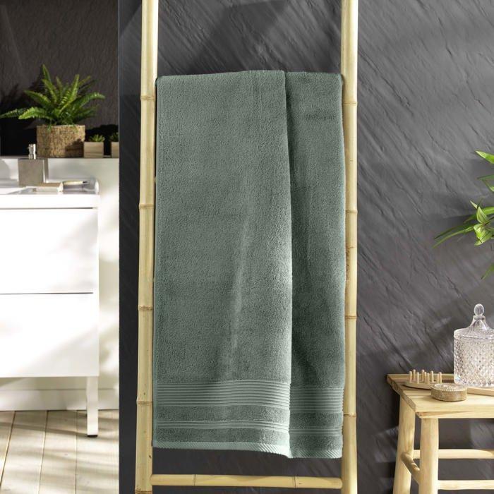 Towel or Bath Sheet 70 X 130 Cm Tendresse Cedar Green