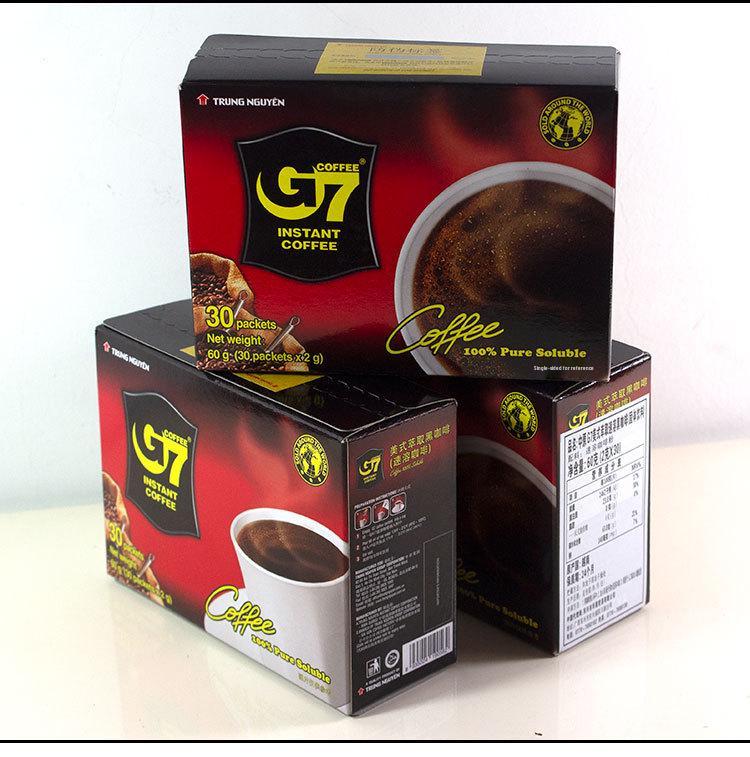 Вьетнам G7 Trung Nguyen Чистый черный молотый кофе - Без добавления сахара