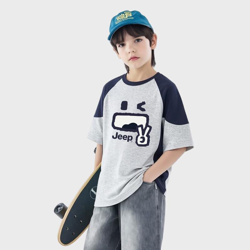JEEP Boys  Summer Breathable Short-Sleeve T-Shirt 140