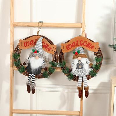 Christmas Wreath Artificial Dead Branches Garlands Hanging Floral Foliage Garland for New Year Xmas Navidad Decoration Ornaments