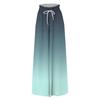 Women High Waisted Wide Leg Pants Summer Casual Flowy Palazzo Pants  Print Beach Trousers With Pocket