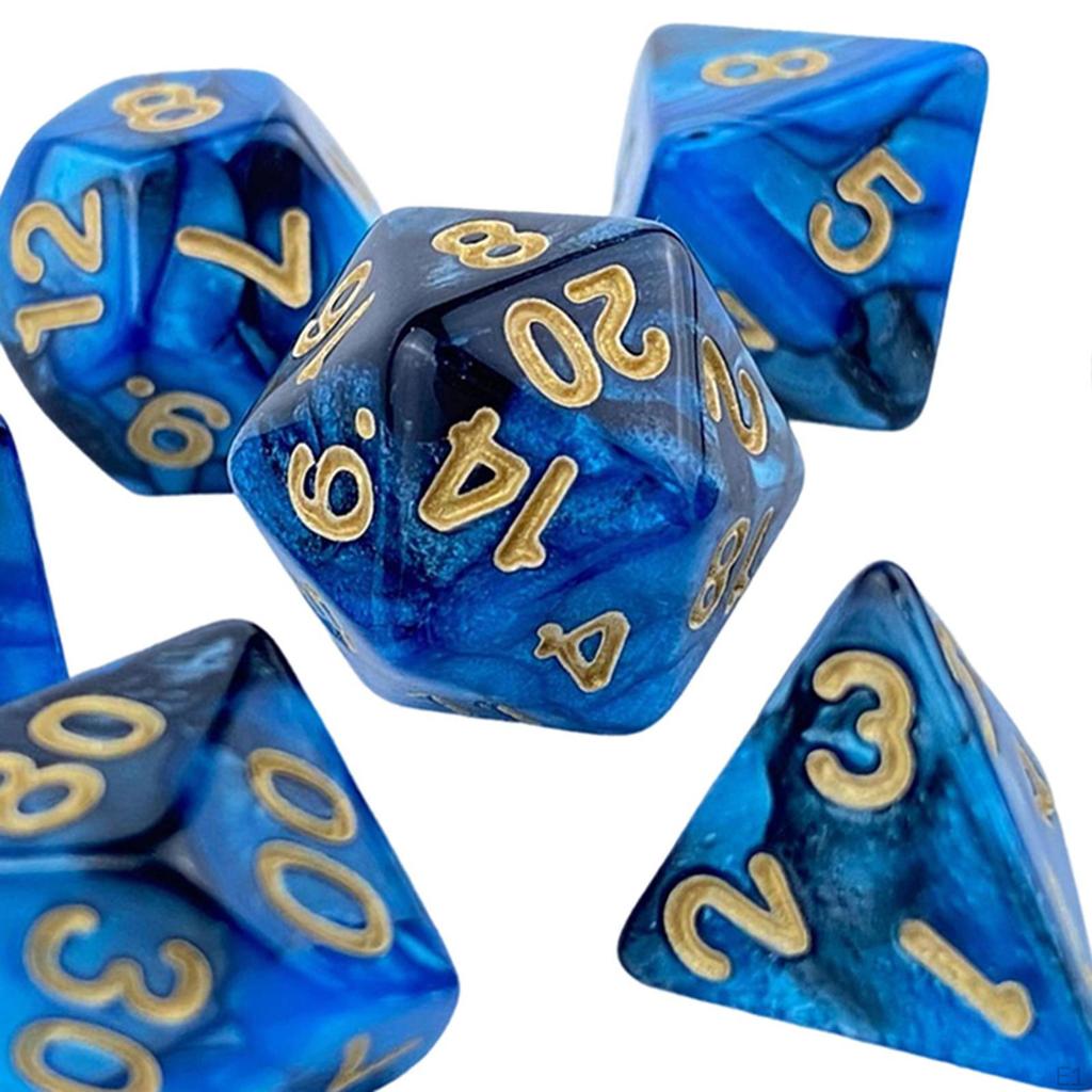 Acryl Würfel, D8 D10 Würfel Spiel Unterhaltung für Erwachsene