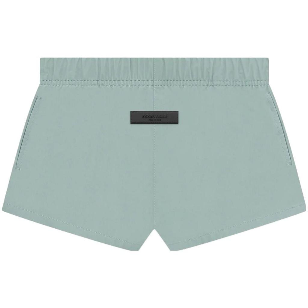 Fear Of God Essentials Drop 2 SS23 Cotton Dock Shorts Women Shorts Sycamore Mist-Blue FOG-SS23-233
