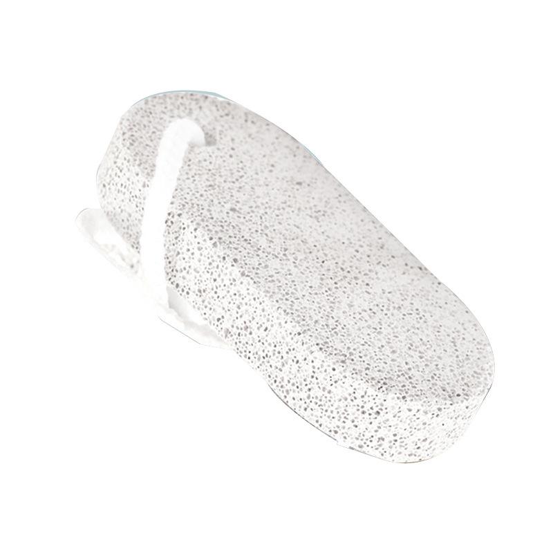 Volcanic Pumice Stone for Removing Foot Calluses - Oval Foot Scrub Stone for Beautiful Heels