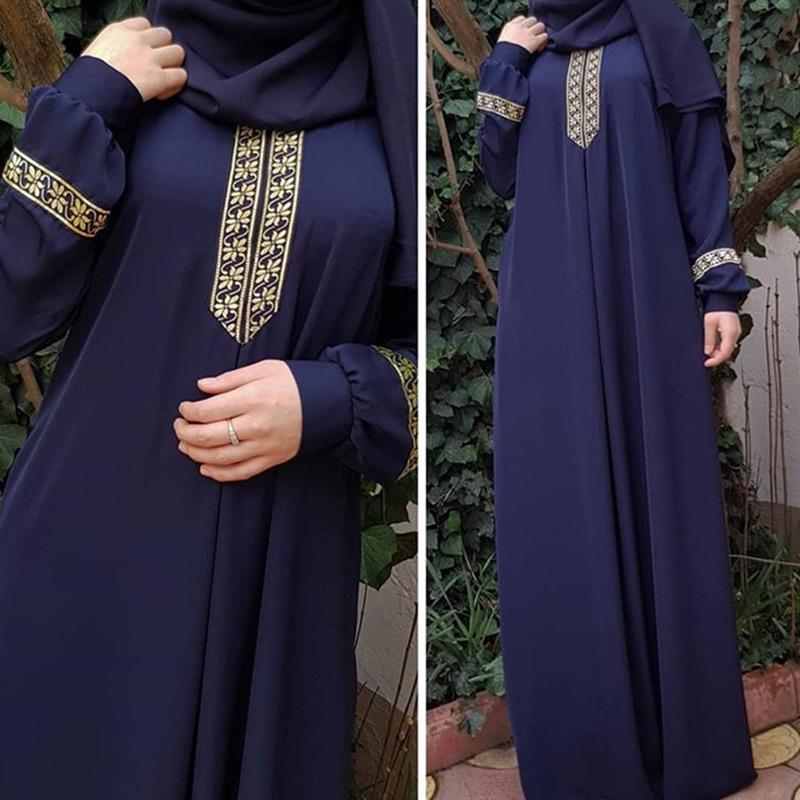 2024 Ethnic Print Loose Long Dress - European & American Style Boutique