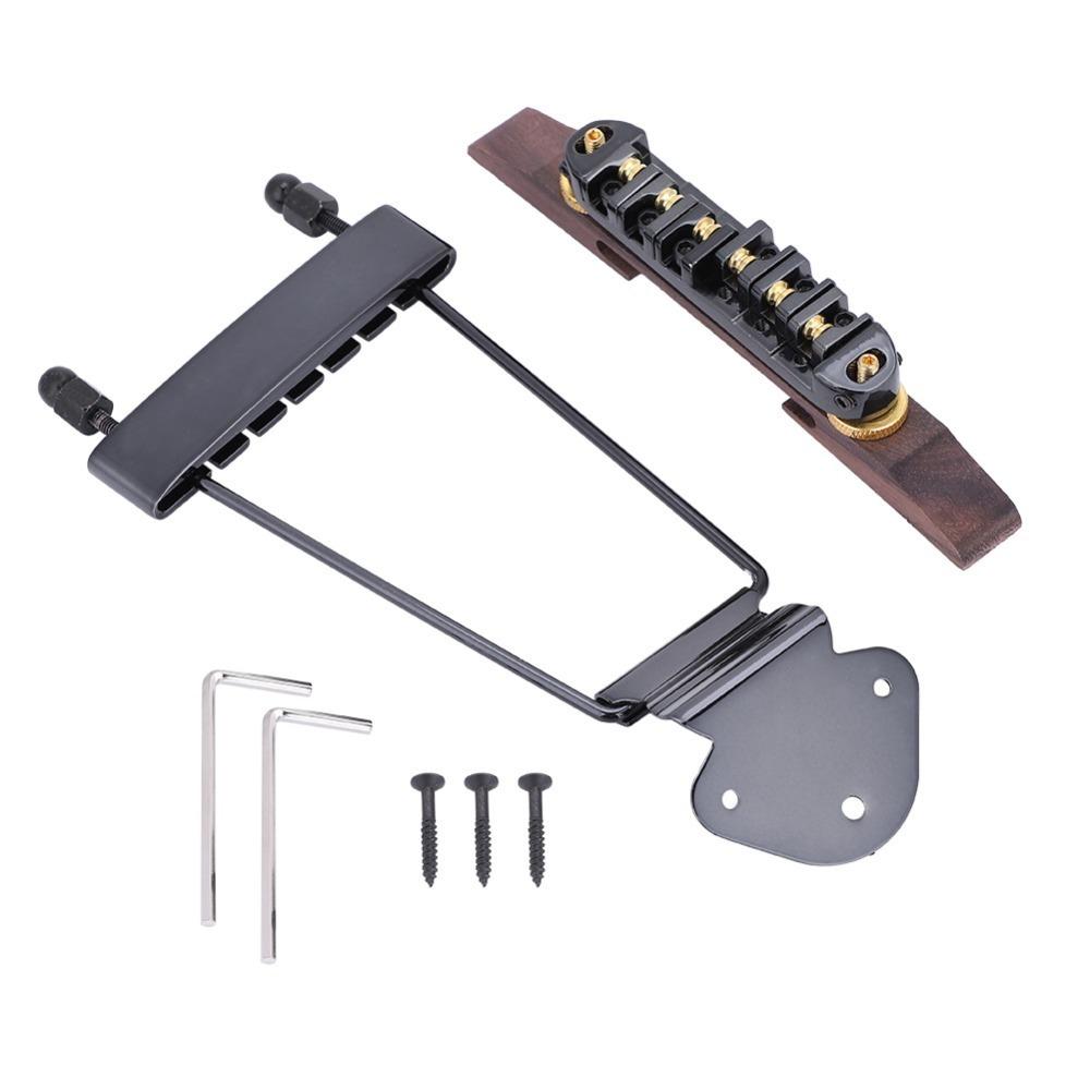 6 String Guitar Bridge Tailpiece Multi-color Roller Bridge Set Guitar Tailpiece For Guitar