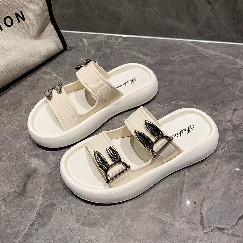 

Thick-soled thickened slippers for women can be worn outside the new sandals for women s border trade cross-border shoes in summer 40/41