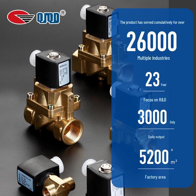 Quanjia 5231025 High-Pressure Piston Solenoid Valve for Gas and Testing Equipment