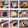 Silicone Hand Roll Sushi Rolling Curtain Bamboo Imitation Japanese Sushi Rolling Tool Easy To Clean No Mildew Sushi Mat Portable