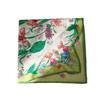 Flower Printed Lightweight Breathable Women Fashion Square Neck Scarf