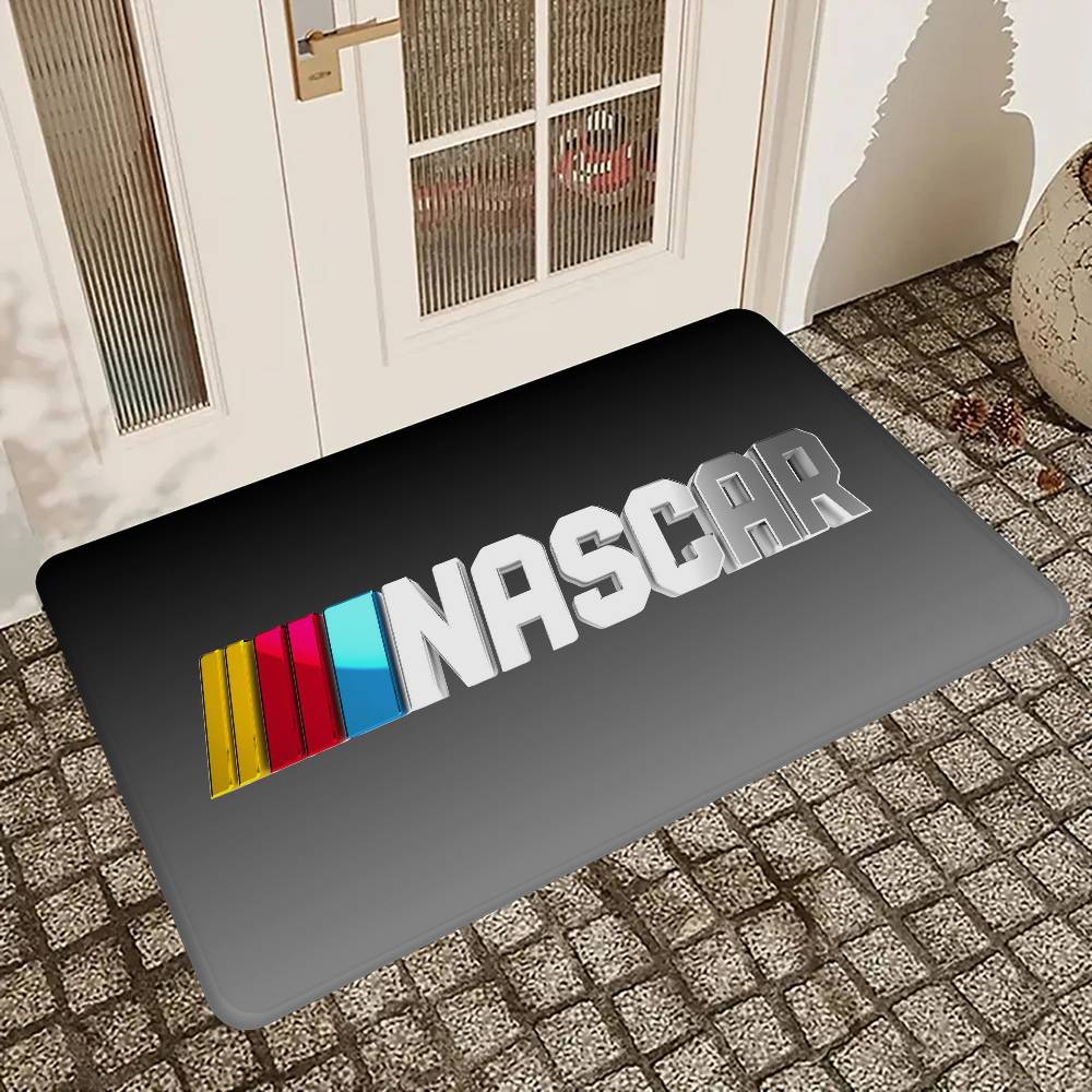 

N-NASCARS Racing Car Door Mat Nordic Style Bedroom Living Room Doormat Home Balcony Anti-Slip Alfombra 40x60cm
