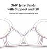 Wire-Free Seamless Bra: Enhances Bust, Smooths Underarm, Anti-Sag, Mesh Design, Plus Size