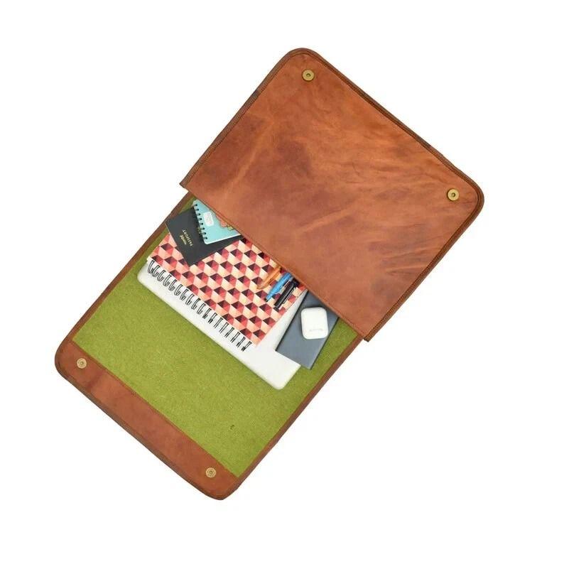 Bag Leather Messenger Satchel Shoulder Vintage Men ' Genuine Handbag Business