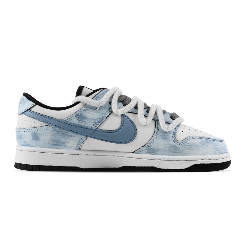 Nike Dunk Mist At Sea, Ship Lost Abrasion Resistant Slip Resistant Low top Skateboard Shoes Unisex DD1391-100(Team529-)