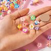 12/32/52pcs Clay Material Plum Blossom Bead Polymer Clay Flower Interval Bead Colorful Flower Bead DIY Summer Beach Foot Chain Bracelet Earrings