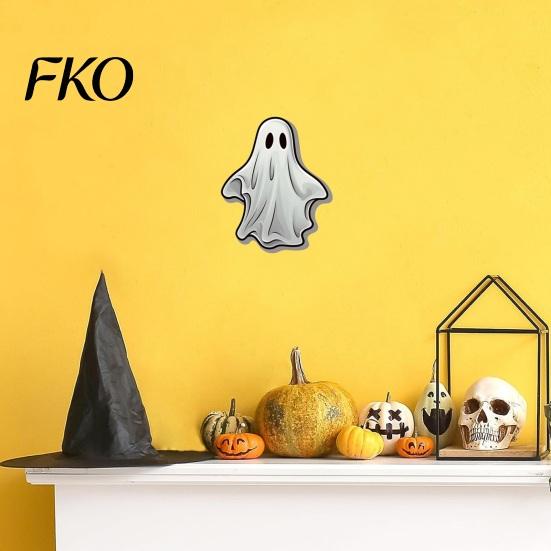 Indoor Outdoor Glass Door Decals Luminous Ghost Wall Stickers for Halloween Decoration, Glow in The Dark PVC Waterproof Decor Windows And