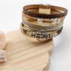 Hollow Tree of Life Multi-Layer Pearl Leather Bracelet with Magnetic Clasp