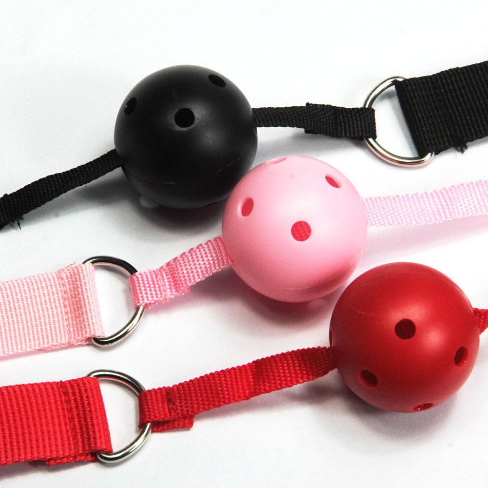 Bondage Gag Boutique Beginners Sex Toys Hollow Ball Mouth Oral Fixation Stuffed Adult Games For Couples