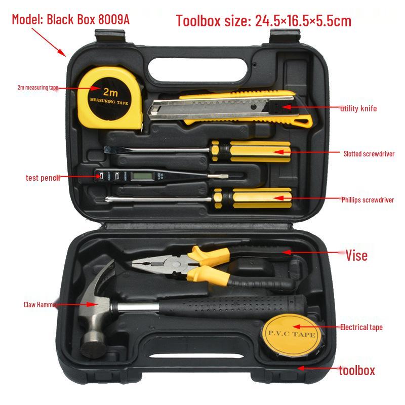 Jing Tong Multifunctional Home Tool Set - Complete Repair Toolbox