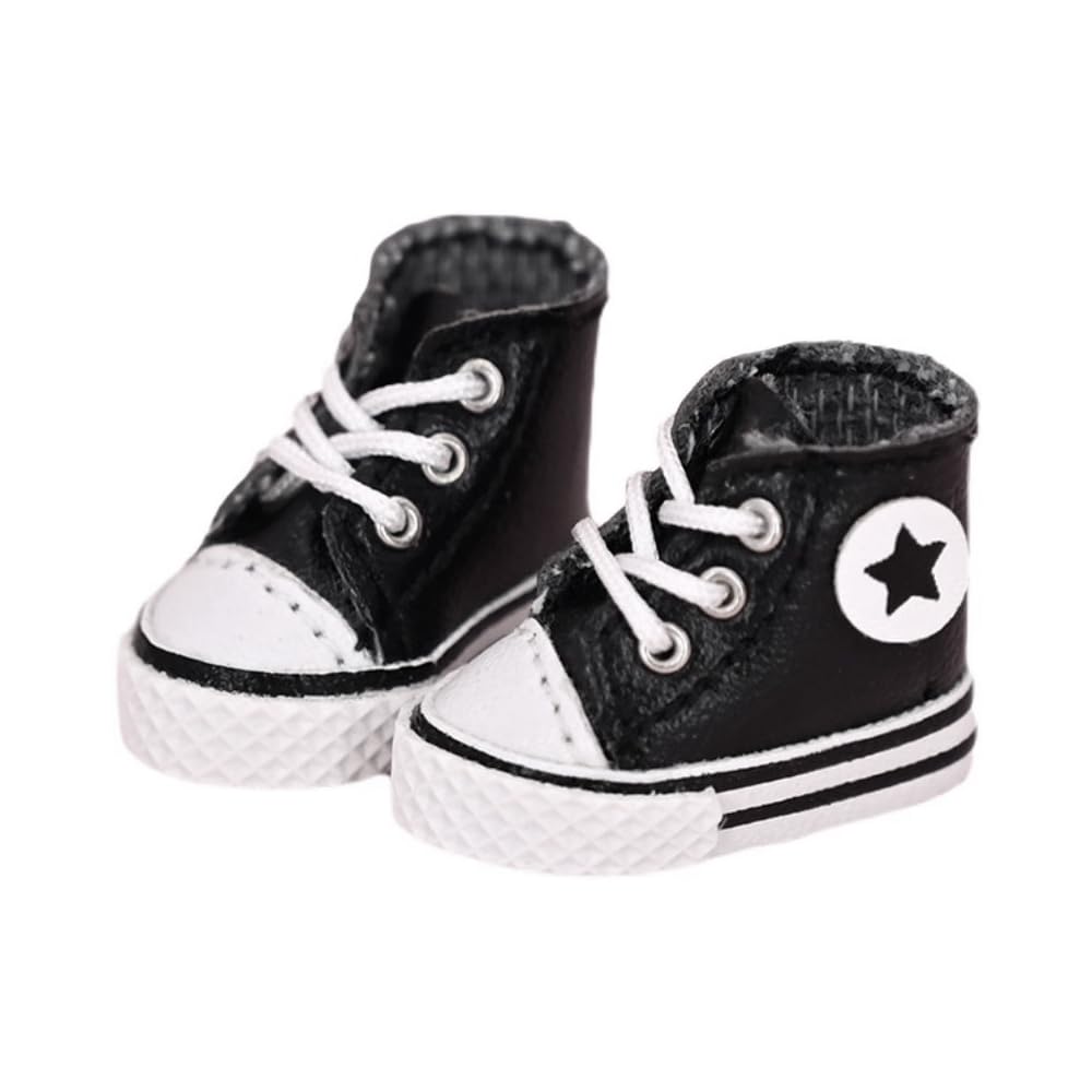 

Обувь для куклы Obitsu 11 OB11, размер 11 см, обувь для скейтборда Star, высокие туфли, 4 цвета (черный)