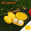 2 Grids Egg Storage Box Portable Outdoor Camping Picnic Egg Box Kitchen Refrigerator Egg Holder Container Organizer Case