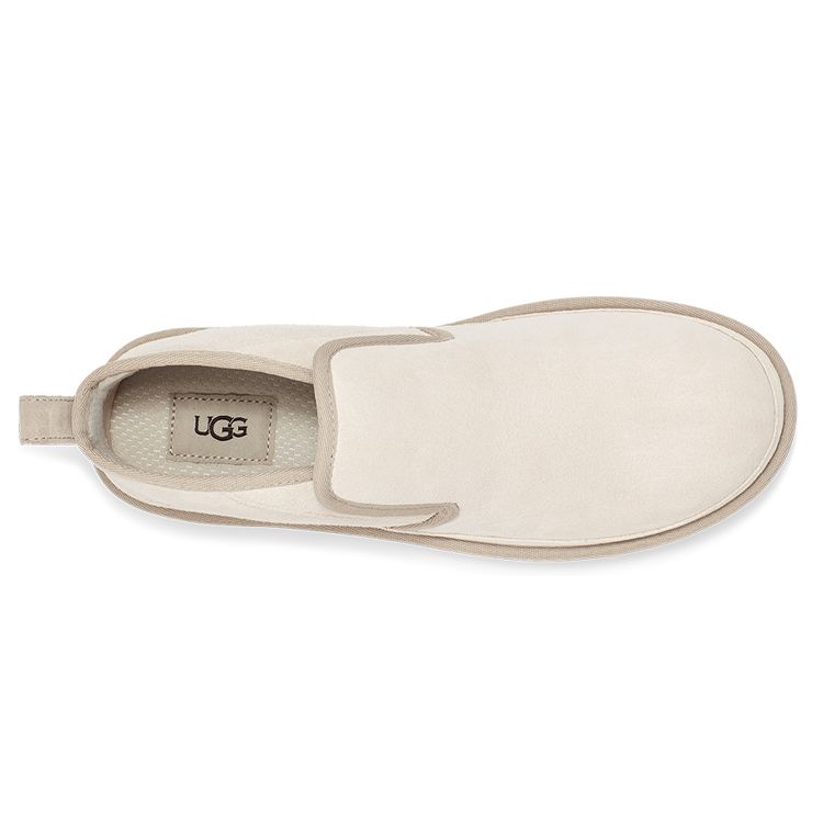 UGG Neumel Minimal Flat Shoes Men Shoes White 1126691-WHTC