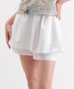 WHEN YOU MOVE Basic Elastic Skirt Shorts Black