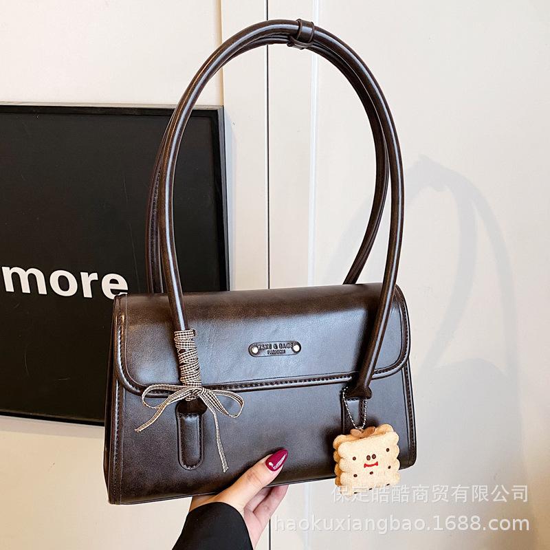 Premium Sense Niche 2025 Bag Women's New Popular Versatile Fashion Shoulder Underarm Bag Women's Autumn and Winter Tote Bag