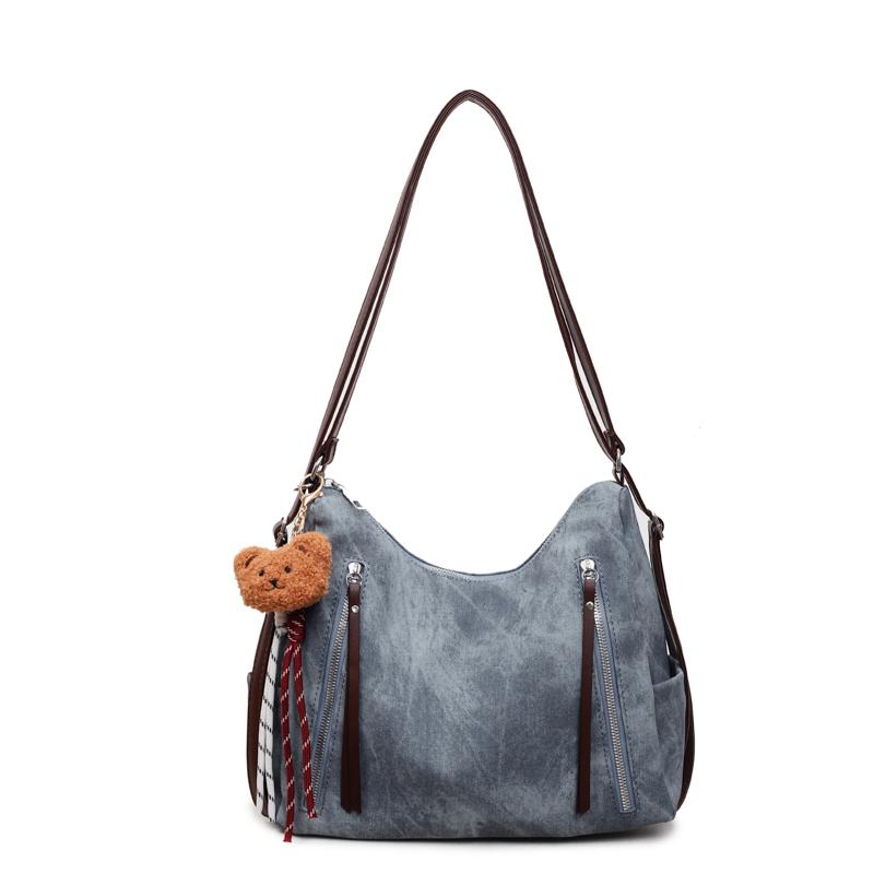 Women's Commuter Shoulder Bag Large Capacity Vintage Tote Bag