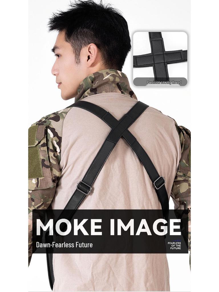 Herren Vintage Rucksack mit Unterarm Crossbody Multifunktionale Einzelschultertasche - Outdoor Handyweste Tasche