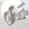   personalized ins retro cold wind alloy leaf stud earrings, simple and versatile daily commuting women's models
