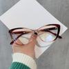 Stilvolle Katzenaugen-Lesebrille für Damen Trendige Lesebrille für Weitsichtige Damen Brille mit Farbverlauf Rahmen Blaulichtfilter Brille